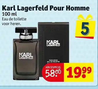 Kruidvat Karl Lagerfeld Pour Homme 100 ml aanbieding