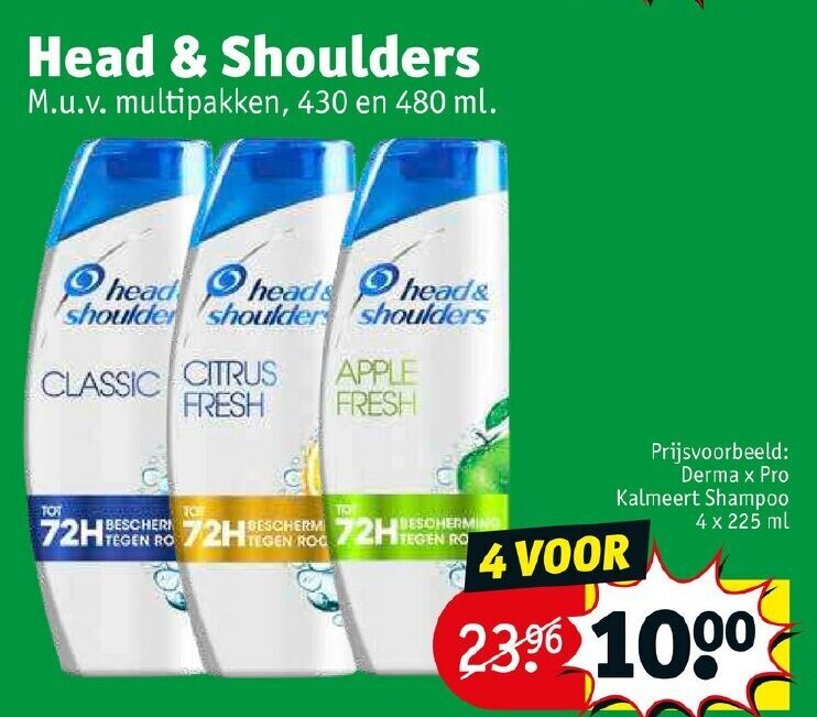 Head & Shoulders aanbieding bij Kruidvat