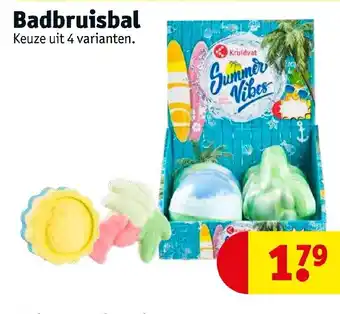 Kruidvat Badbruisbal aanbieding