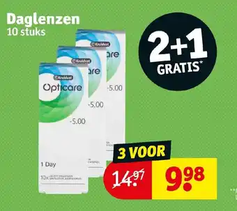 Kruidvat Daglenzen 10 stuks aanbieding