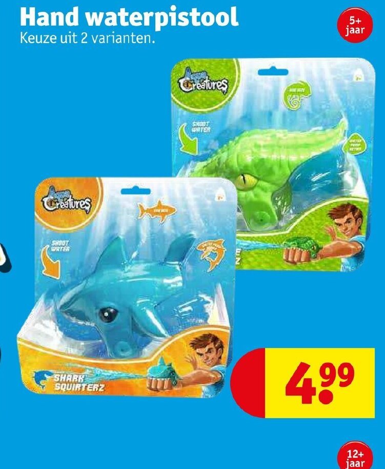 Hand waterpistool aanbieding bij Kruidvat