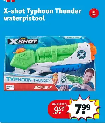 Kruidvat X-shot Typhoon Thunder waterpistool aanbieding