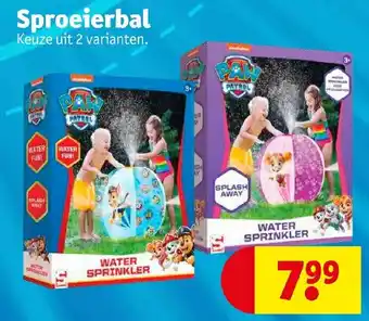 Kruidvat Sproeierbal aanbieding