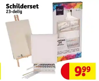 Kruidvat Schilderset 23-delig aanbieding