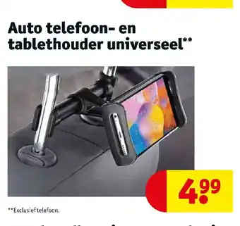 Kruidvat Auto telefoon- en tablethouder universeel aanbieding