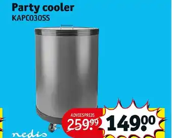 Kruidvat Medis Party cooler KAPC030SS aanbieding