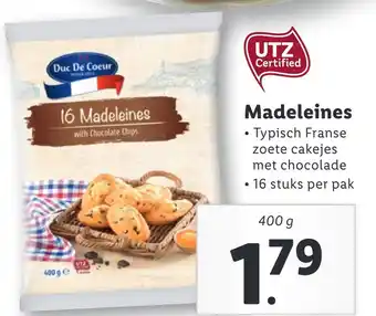 Lidl Madeleines aanbieding