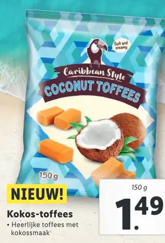 Lidl Kokos-toffees aanbieding