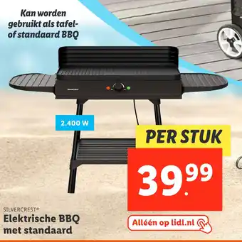 Lidl SILVERCRESTⓇ Elektrische BBQ met standaard aanbieding