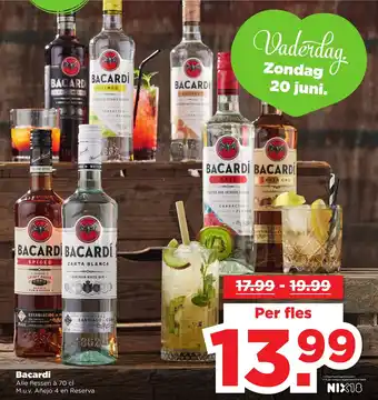 PLUS Bacardi 700 ml aanbieding