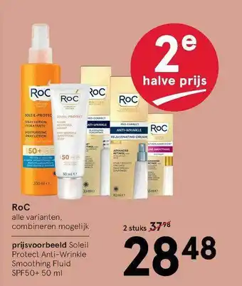 Etos RoC spf50 + 50 ml aanbieding