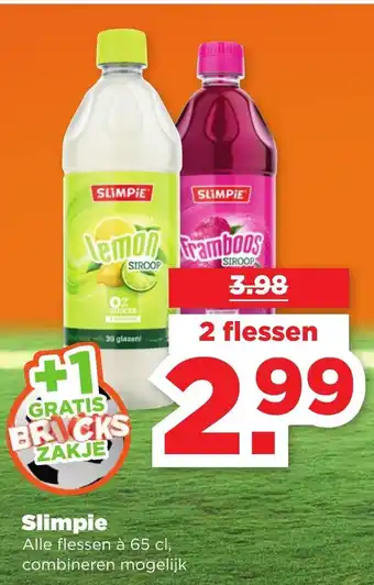 PLUS Slimpie 2*650ml aanbieding