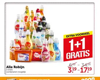 Coop Alle Robijn 2 stuks aanbieding