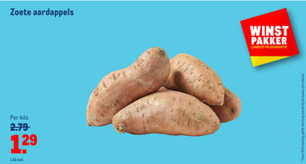 Makro Zoete aardappels aanbieding