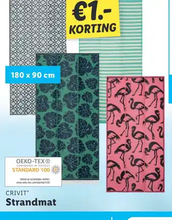 Lidl Strandmat aanbieding