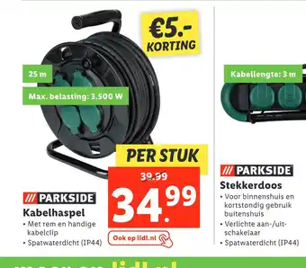 Lidl /// PARKSIDE Sproei- of druppelslang aanbieding