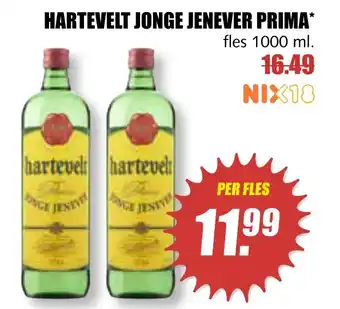 MCD Supermarkt Hartevelt Jonge Jenever Prima 1000ml aanbieding