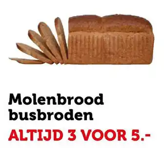 Coop Molenbrood busbroden aanbieding