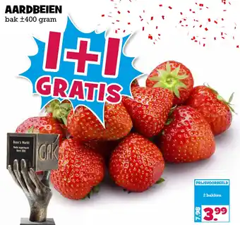 Boon`s Markt Aardbeien 400gram aanbieding