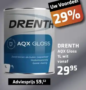 De voordeelmarkt Drenth Aqx Gloss 1liter aanbieding