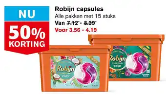 Hoogvliet Robijn capsules aanbieding