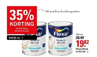 Karwei Flexa Strak In De Lak 750 Ml 35% Korting aanbieding