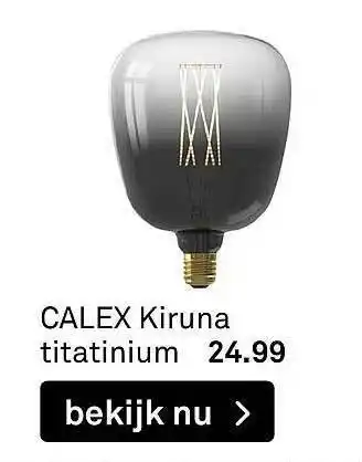 Karwei Calex Kiruna Titanium aanbieding