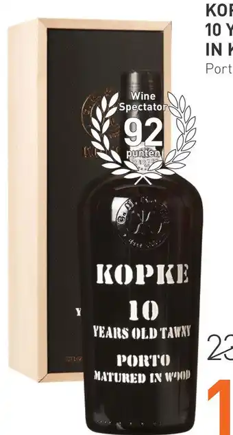 Gall & Gall Kopke 10 Years Old Tawny in Kist 75CL Cadeau aanbieding