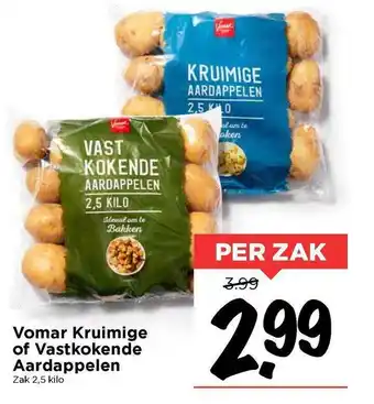 Vomar Voordeelmarkt Vomar Kruimige Of Vastkokende Aardappelen aanbieding