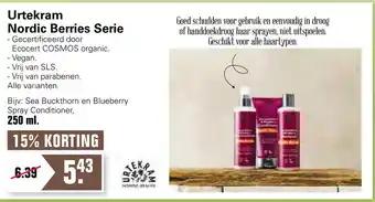 De Online Drogist Urtekram Nordic Berries Serie aanbieding