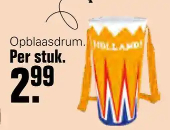 De Online Drogist Opblaasdrum. aanbieding