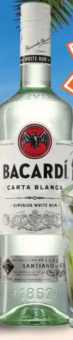 Gall & Gall Bacardi Carta Blanca 70CL Mixen aanbieding