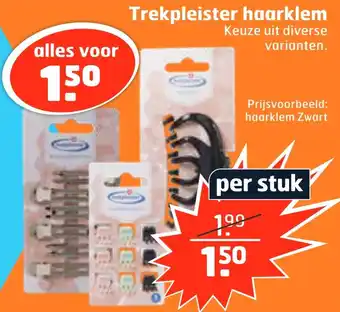 Trekpleister Trekpleister haarklem aanbieding