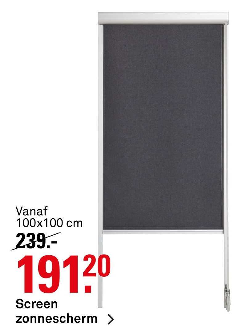 Screen zonnescherm aanbieding bij Karwei