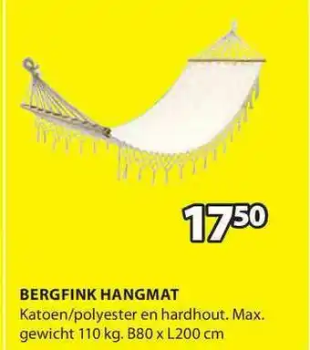 Jysk Bergfink Hangmat aanbieding