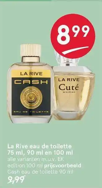 Etos La Rive Eau De Toilette 75 Ml, 90 Ml En 100 Ml aanbieding