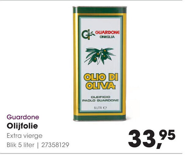 Guardone olijfolie 5 liter aanbieding bij HANOS