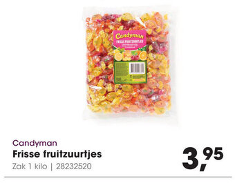 HANOS Candyman frisse fruitzuurtjes aanbieding