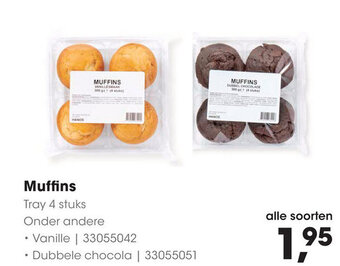 HANOS Muffins aanbieding