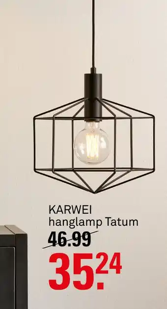 Karwei KARWEI hanglamp Tatum aanbieding