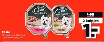 PLUS Cesar 150gram aanbieding