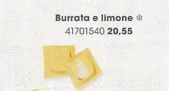 HANOS Burrata E Limone aanbieding