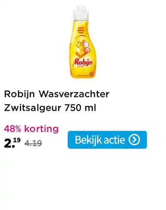 Plein.nl Robijn Wasverzachter Zwitsalgeur 750ml aanbieding