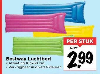 Vomar Voordeelmarkt Bestway Luchtbed aanbieding