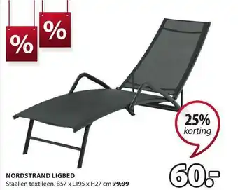 Jysk Nordstrand Ligbed 25% Korting aanbieding