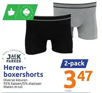 Action Jack Parker Heren-boxershoerts 2-pack aanbieding