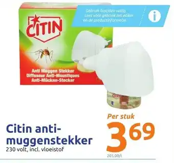 Action Citin anti-muggenstekker 230 volt aanbieding