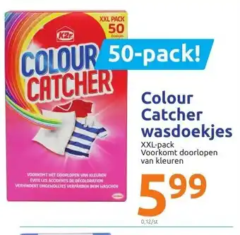 Action Colour Catcher wasdoekjes aanbieding