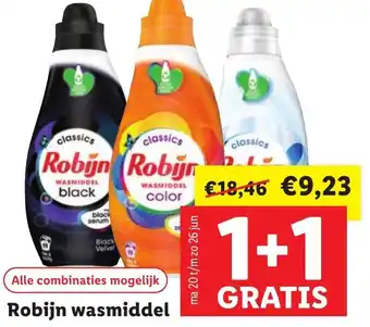 Lidl Robijn wasmiddel aanbieding