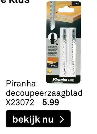 Karwei Piranha Piranha decoupeerzaagblad X23072 aanbieding